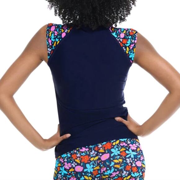 Body Glove Indigo Exhale Rashguard Swim Top Shirt Size Medium - Picture 7 of 7